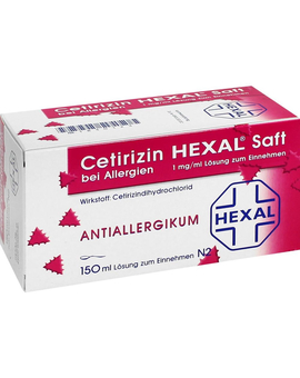 CETIRIZIN HEXAL Saft bei Allergien (150 ml)