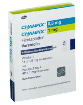 CHAMPIX 0,5 mg/1 mg 4 Wochen Starterpack.Filmtabl.
