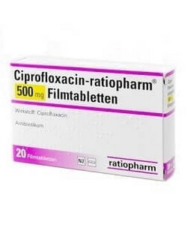CIPROFLOXACIN-ratiopharm 500 mg Filmtabletten
