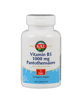 VITAMIN B5 1000 mg Pantothensäure Tabletten (100)