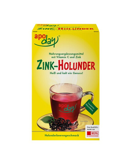 APODAY Zink-Holunder+Vitamin C Pulver (10X10 g)
