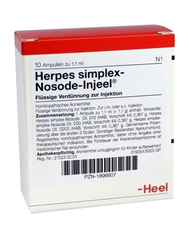 HERPES SIMPLEX Nosode Injeel Ampullen (10)
