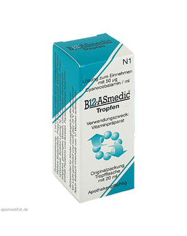 B12 ASMEDIC Tropfen zum Einnehmen (20 ml)