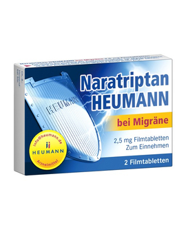 NARATRIPTAN Heumann bei Migräne 2,5 mg Filmtabl. (2)