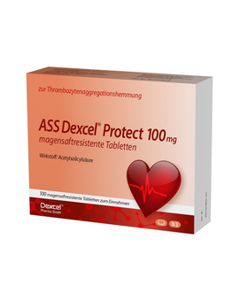 ASS Dexcel Protect 100 mg magensaftres.Tabletten (100)