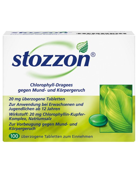 STOZZON Chlorophyll überzogene Tabletten (100)