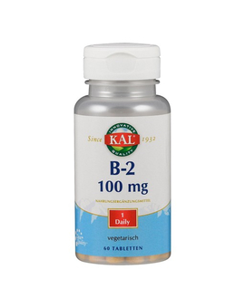 VITAMIN B2 RIBOFLAVIN 100 mg Tabletten (60)