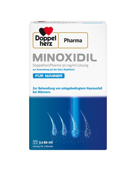 MINOXIDIL DoppelherzPhar.50mg/ml Lsg.Anw.Haut Mann (3X60 ml)