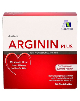 ARGININ PLUS Vitamin B1+B6+B12+Folsäure Filmtabl. (240)
