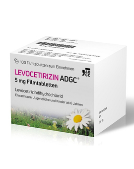 LEVOCETIRIZIN ADGC 5 mg Filmtabletten (100)