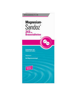 MAGNESIUM SANDOZ 243 mg Brausetabletten (40)