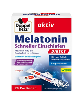 DOPPELHERZ Melatonin DIRECT Schneller Einschlafen (20)