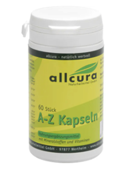 A-Z Kapseln mit Mineralstoffen und Vitaminen (60)
