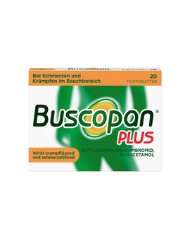 Buscopan® PLUS Filmtabletten 20 Stück bei Bauchschmerzen (20)