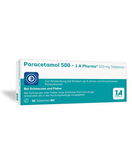 PARACETAMOL 500-1A Pharma Tabletten (20)