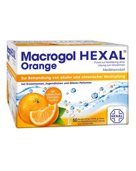 MACROGOL HEXAL Orange Plv.z.Her.e.Lsg.z.Einn.Btl. (50)