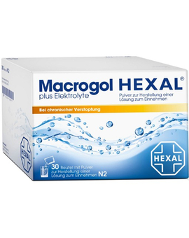 MACROGOL HEXAL plus Elektrolyte Plv.z.H.e.L.z.E. (30)