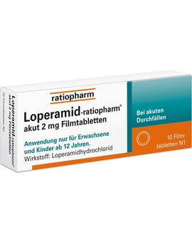 LOPERAMID-ratiopharm akut 2 mg Filmtabletten (10)