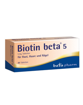 BIOTIN BETA 5 Tabletten (60)