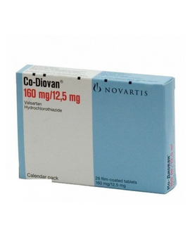 CODIOVAN 160 mg/12,5 mg Filmtabletten