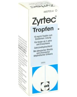 ZYRTEC 10 mg/ml Tropfen (20 ml)