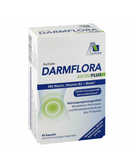 DARMFLORA Aktiv Plus 100 Mrd.Bakterien+7 Vitamine (80)