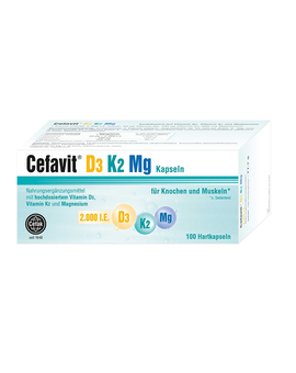 CEFAVIT D3 K2 Mg 2.000 I.E. Hartkapseln (100)