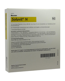 SOLUVIT N Plv.f.e.Konz.z.Her.e.Infusionslösung (10x10ml)