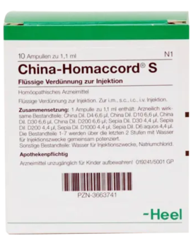 CHINA HOMACCORD S Ampullen (10)