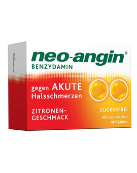 NEO-ANGIN Benzydamin akute Halsschmerzen Zitrone (40)