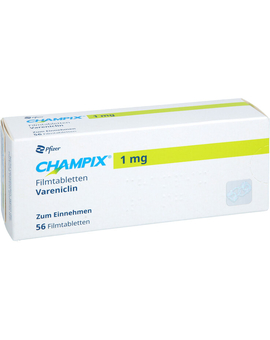 Перейти на страницу товара Champix 1 mg Filmtabletten Folgepackung (56)