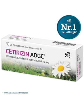 CETIRIZIN ADGC Filmtabletten (20)