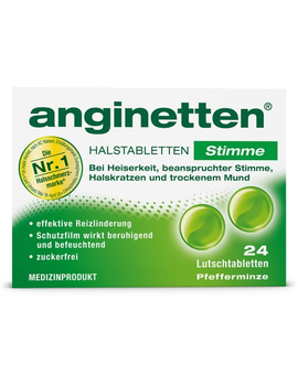 Кликните для увеличения изображения ANGINETTEN Stimme Lutschtabletten (24)