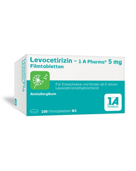 LEVOCETIRIZIN-1A Pharma 5 mg Filmtabletten (100)