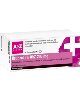 IBUPROFEN AbZ 200 mg Filmtabletten (50)