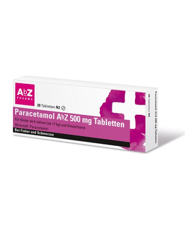 PARACETAMOL AbZ 500 mg Tabletten (20)