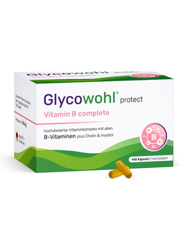 GLYCOWOHL Vitamin B complete mit allen B-Vitaminen + Inositol (140)
