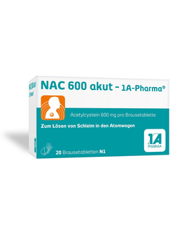 NAC 600 akut-1A Pharma Brausetabletten (20)